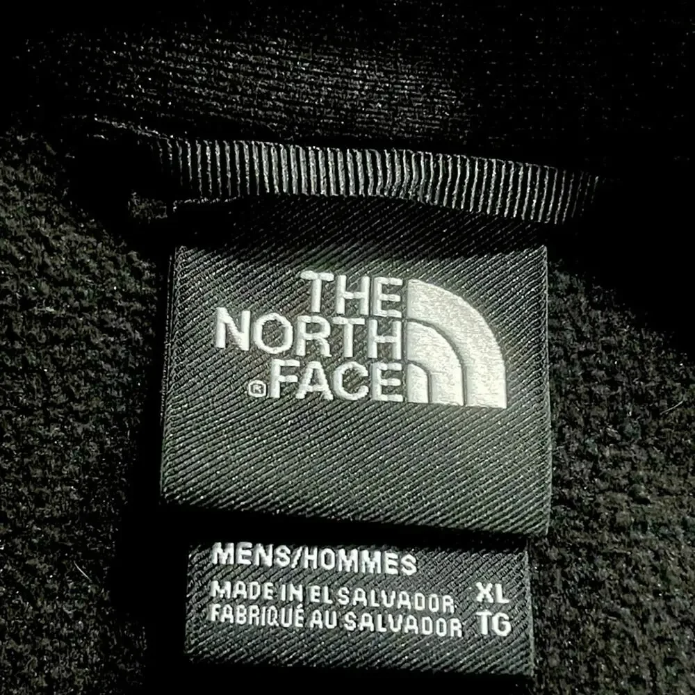 The North Face Black Vest with Yellow W Logo